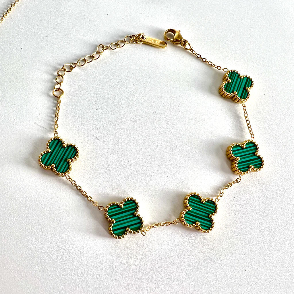 Van Cleef & Arpels-طقم مجوهرات البرسيم الرباعي للحظ