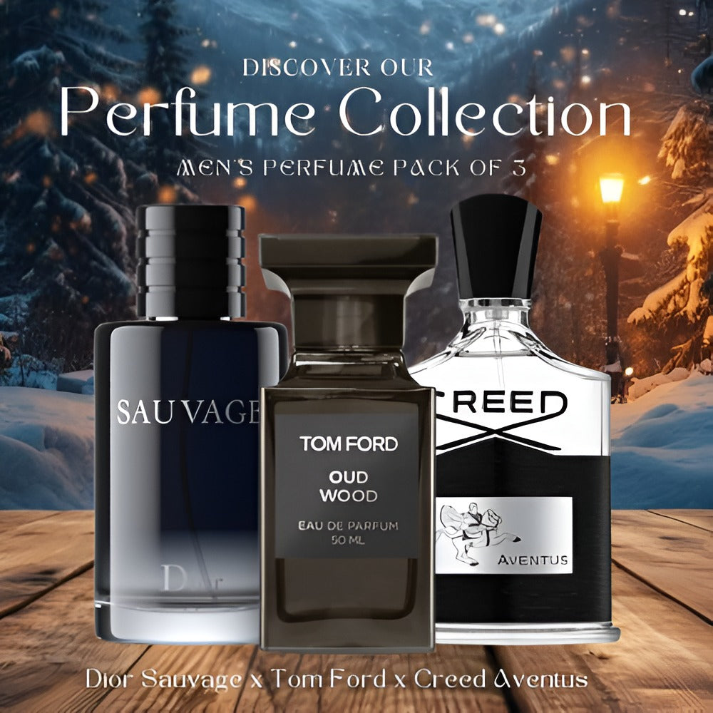 Pack of 3 Men's Perfumes_مجموعة من 3 عطور رجالية